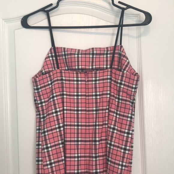 Pink Plaid summer dress - Picture 2 of 2
